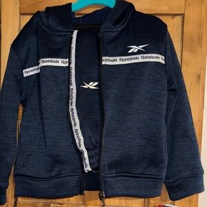 Reebok Kids Dark Blue Zip-Up Hoodie